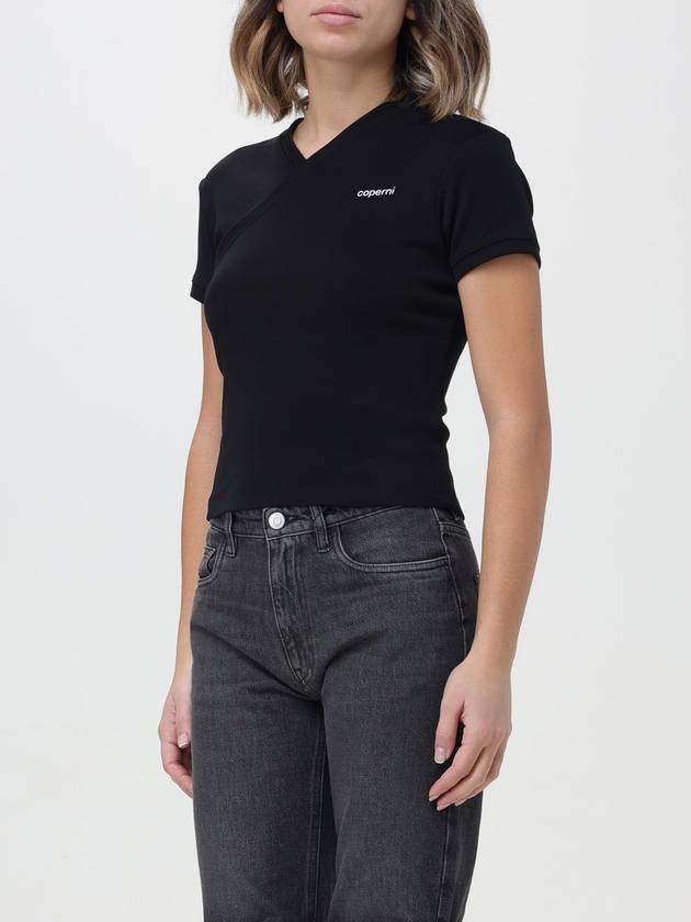 T-shirt crop Coperni a v - COPERNI - BALAAN 4