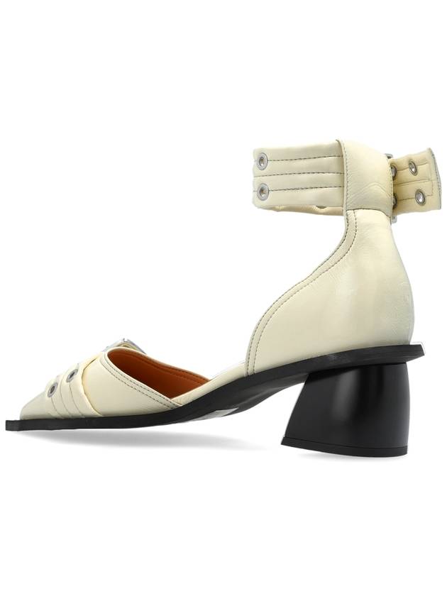 Ganni Heeled Shoes, Women's, Cream - GANNI - BALAAN 5