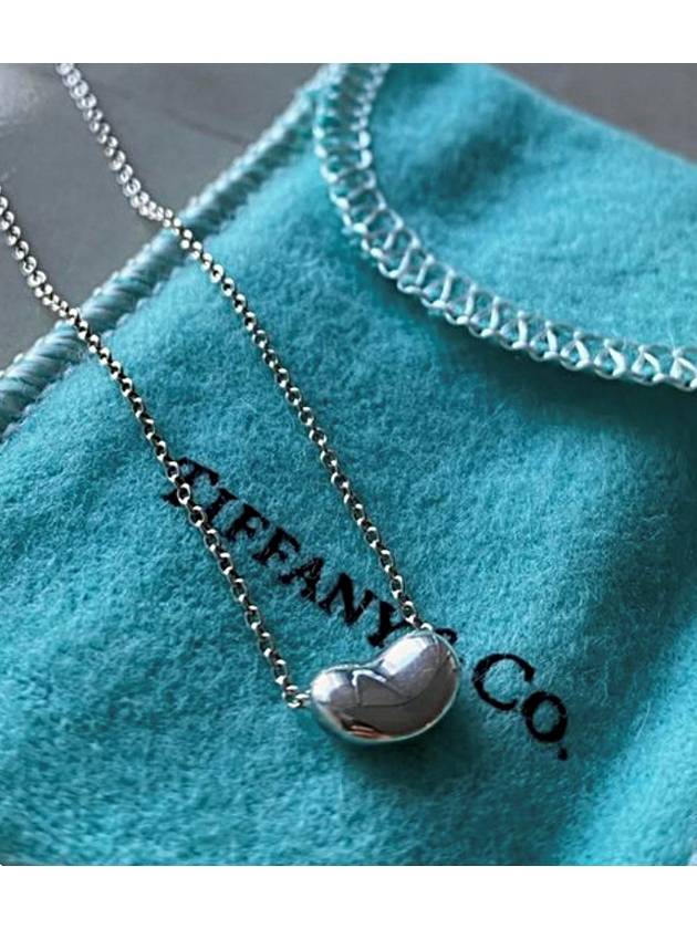 Silver Empty Pendant Necklace Elsa Peretti 12mm Necklace 25185 - TIFFANY & CO. - BALAAN 1