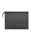 Pochette Voyage Monogram Eclipse Pouch Bag Black - LOUIS VUITTON - BALAAN 4