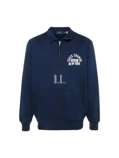 Long Sleeve Polo Shirt Navy - POLO RALPH LAUREN - BALAAN 2