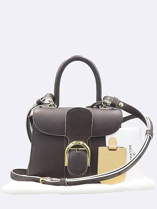 Brown 2 WAY bag - DELVAUX - BALAAN 1