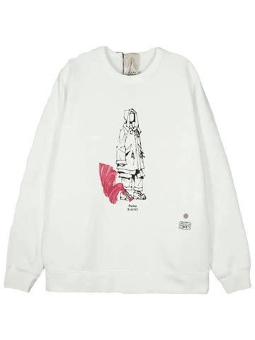 logo print sweatshirt white - TEN C - BALAAN 1