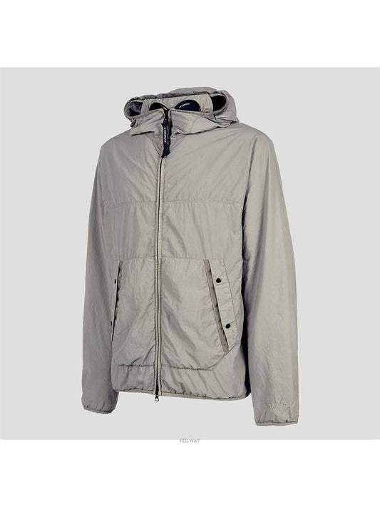 Goggles Polyamide Hooded Jacket Grey - CP COMPANY - BALAAN 2