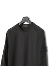 Ghost Pieces Wappen Patch Sweatshirt Black - STONE ISLAND - BALAAN 4