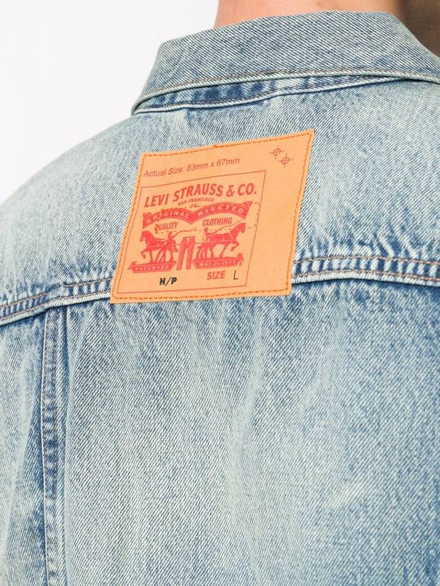 Trucker Denim Jacket Blue - HERON PRESTON - BALAAN 7