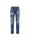 Distressed Skinny Jeans Blue - DSQUARED2 - BALAAN 2