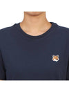 Fox Head Patch Regular Short Sleeve T-Shirt Navy - MAISON KITSUNE - BALAAN 6