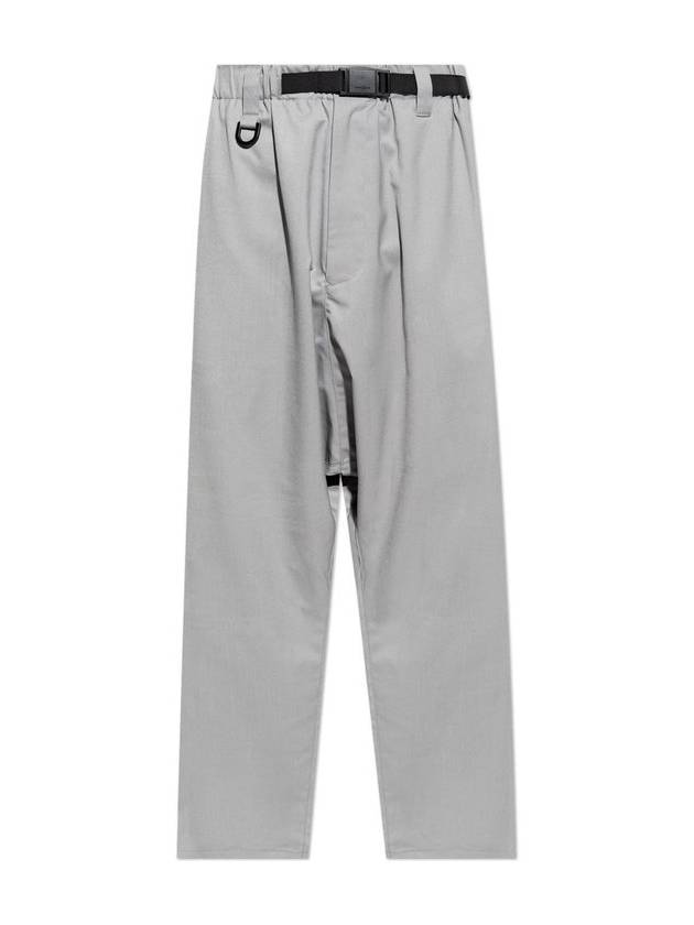 Loose Fit Belt Track Pants Grey - Y-3 - BALAAN 1