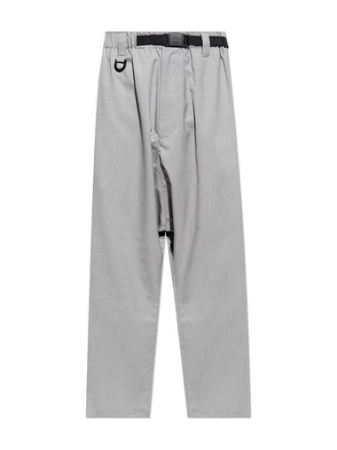 Loose Fit Belt Track Pants Grey - Y-3 - BALAAN 1