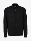 Taylon L Lens Shirt Zip Up Jacket Black - CP COMPANY - BALAAN 3