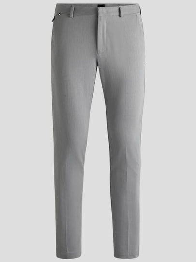 Green Slim fit trousers in a stretch cotton blend 50487754 070 pants - HUGO BOSS - BALAAN 2