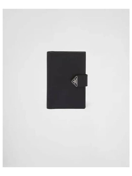 Saffiano and leather passport wallet black 2MV0172DYGF0002 - PRADA - BALAAN 2