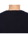 Baby Fox Patch Cosy Round Neck Pullover Wool Knit Top Navy - MAISON KITSUNE - BALAAN 8