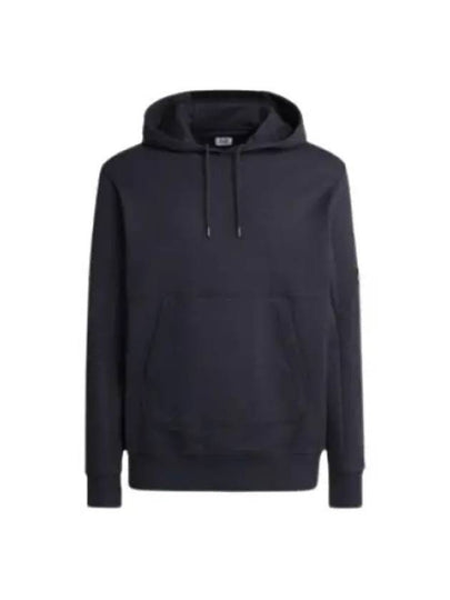 Diagonal Raised Fleece Hoodie Navy - CP COMPANY - BALAAN 2