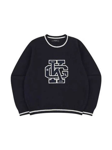 Women s KNGL College Sweater 1892 Navy - KANGOL - BALAAN 1