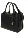 Boston Leather Tote Bag Black - TOD'S - BALAAN 3