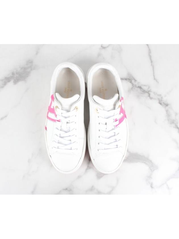 LV initial time out sneakers pink 35 5 225 - LOUIS VUITTON - BALAAN 7