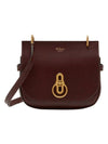 Amberley Classic Satchel Small Grain Shoulder Bag Oxblood - MULBERRY - BALAAN 1