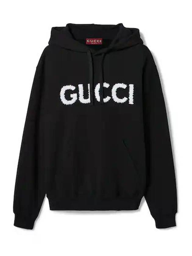 Embroidered cotton jersey sweatshirt 788771XJG4A1000 - GUCCI - BALAAN 1