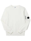 Light Fleece Sweatshirt White - CP COMPANY - BALAAN 4