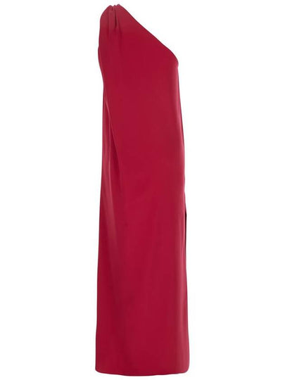 Red One-Shoulder Long Dress In Tech Fabric Woman - P.A.R.O.S.H. - BALAAN 2