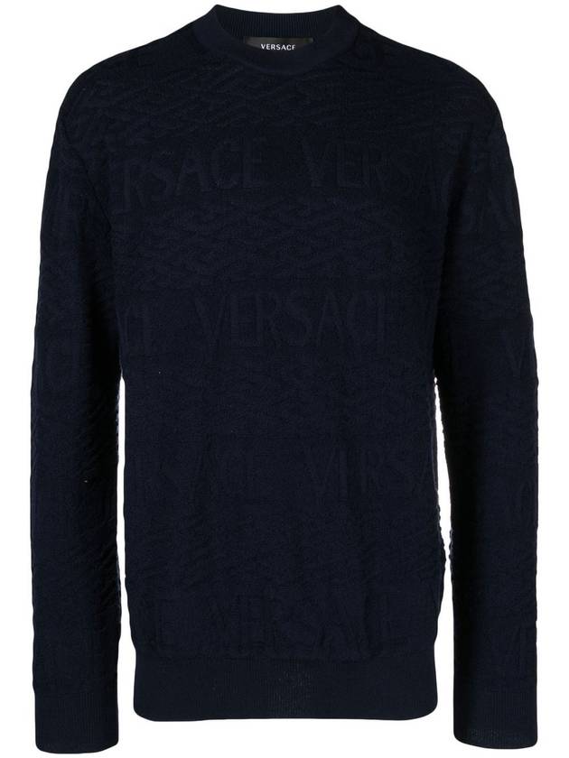 sweater 10075111A05369 1UE40 blue - VERSACE - BALAAN 2