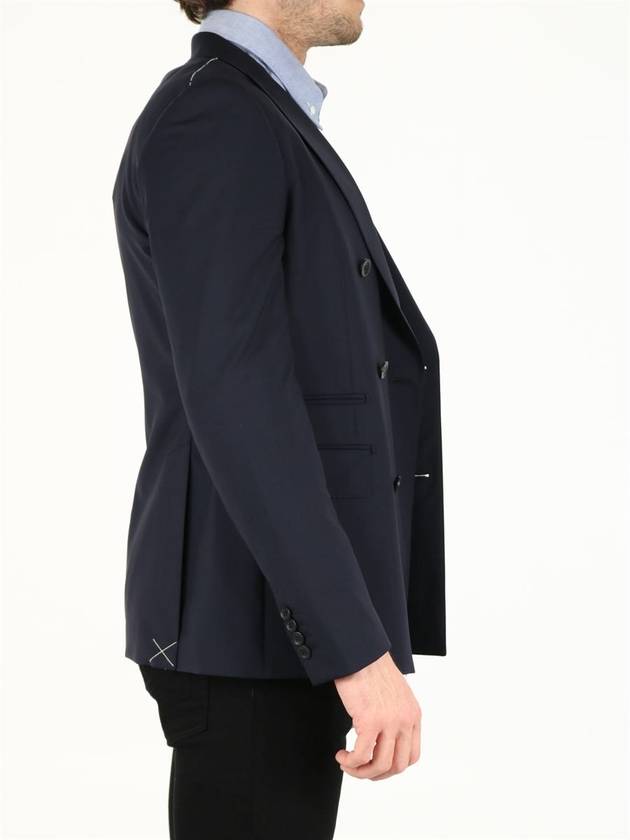 Blue Wool Jacket - TONELLO - BALAAN 3