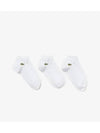 Jersey Ankle Tennis Sports Socks White - LACOSTE - BALAAN 1