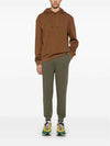 Contrast Logo Relaxed Fit Cotton Hoodie Brown - HUGO BOSS - BALAAN 3