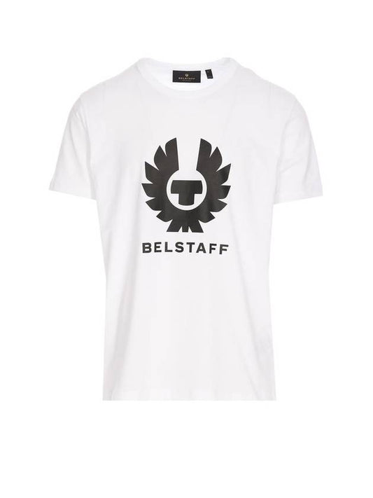 Phoenix Jersey Cotton Short Sleeve T Shirt White - BELSTAFF - BALAAN 1