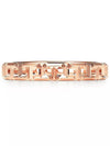 Tiffany T True Narrow Ring Rose Gold 63064947 - TIFFANY & CO. - BALAAN 1