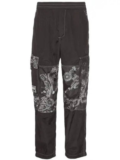 Chain Cargo Track Pants Black - VERSACE - BALAAN 2