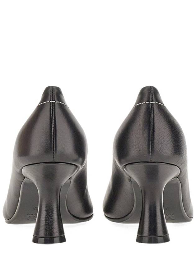 MM6 Logo Pumps Heel Black - MAISON MARGIELA - BALAAN 2