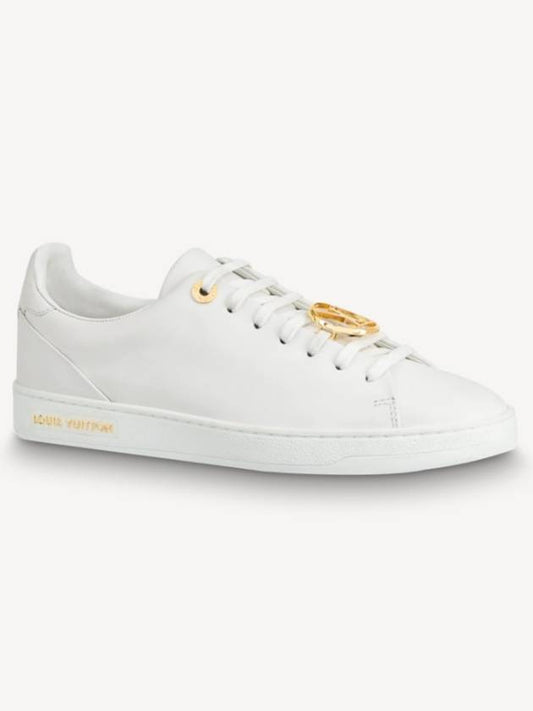 Frontrow Low Top Sneakers White Gold - LOUIS VUITTON - BALAAN 2