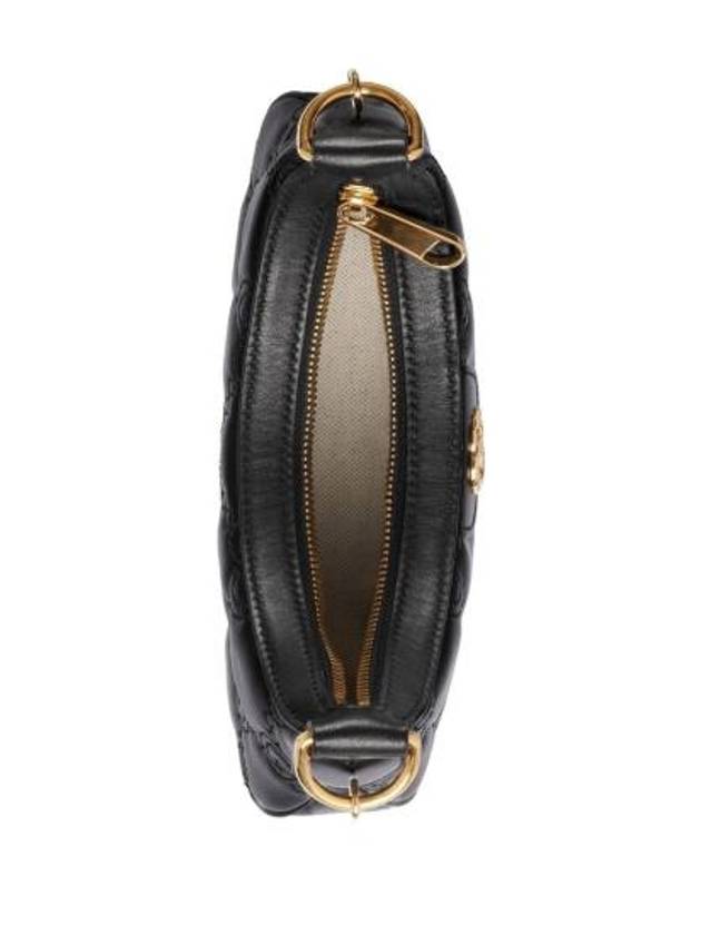 GG Matelasse Leather Mini Shoulder Bag Black - GUCCI - BALAAN 4