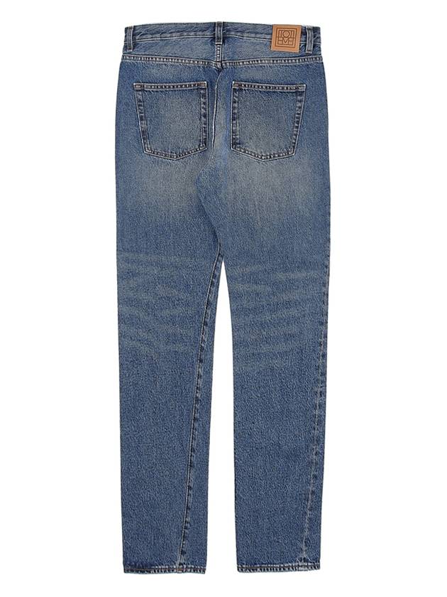 Women's Twisted Seam Straight Jeans - TOTEME - BALAAN.