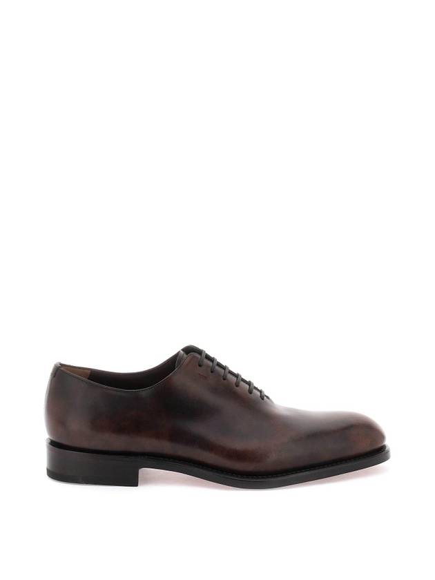 24 ss Shiny Leather Oxford Lace-up FERRAGAMO 02B4820707822 001AC B0230962622 - SALVATORE FERRAGAMO - BALAAN 1