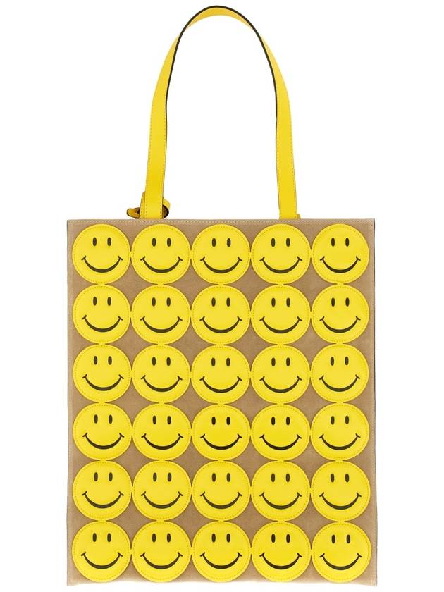 "SMILEY" SHOPPER BAG - MOSCHINO - BALAAN 2