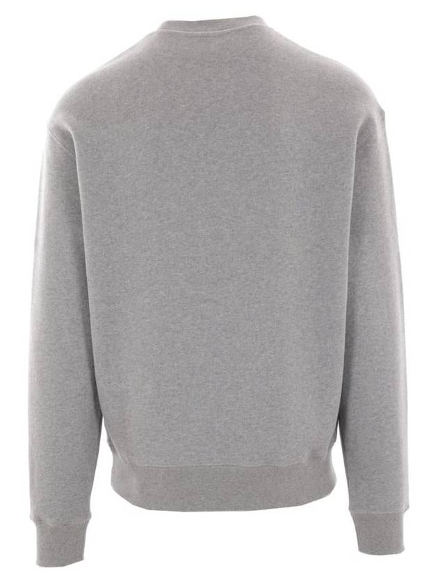 Rambling Fox Comfort Knit Top Sweatshirt Grey - MAISON KITSUNE - BALAAN 3