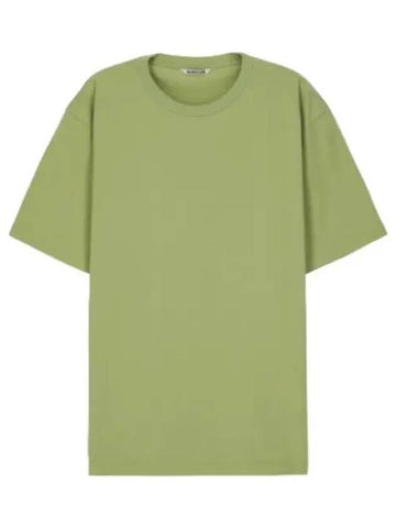 Luster plating short sleeve t shirt light green - AURALEE - BALAAN 1