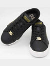 Logo Brush Couture Court 88 Low Top Sneakers Black - VERSACE - BALAAN 6