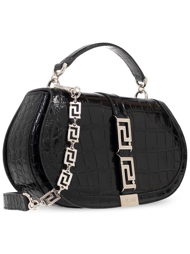 Greca Goddess Crocodile Embossed Shoulder Bag 10111781A08724 - VERSACE - BALAAN 5