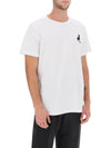 Zafferh Mini Logo Cotton Short Sleeve T-Shirt White - ISABEL MARANT - BALAAN 3