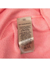 Embroidered Logo sweatshirt pink - BURBERRY - BALAAN 7