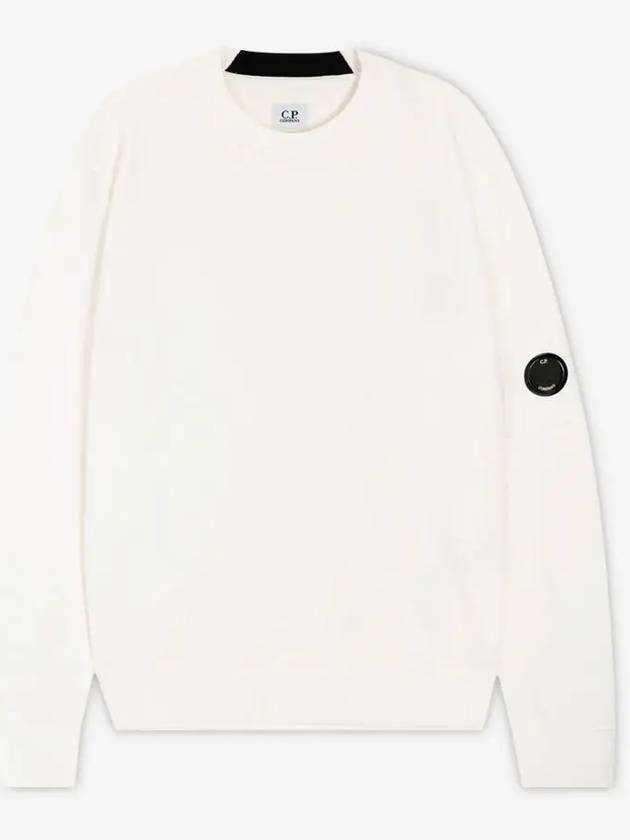 Lens Wappen Sweatshirt White - CP COMPANY - BALAAN 3