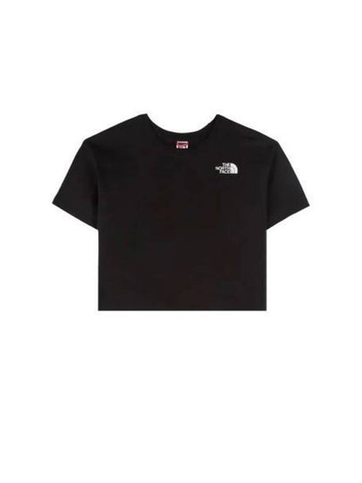 Women's Elevation Crew Neck Short Sleeve T-Shirt Black - THE NORTH FACE - BALAAN 2