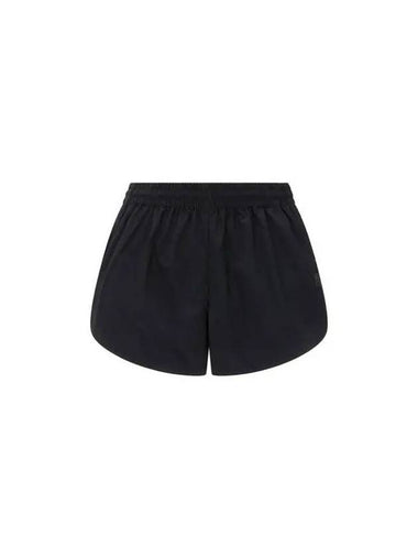 Puff Logo Marathon Shorts Black - ALEXANDER WANG - BALAAN 1