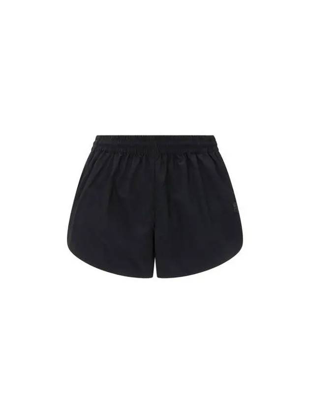 Puff Logo Marathon Shorts Black - ALEXANDER WANG - BALAAN 1