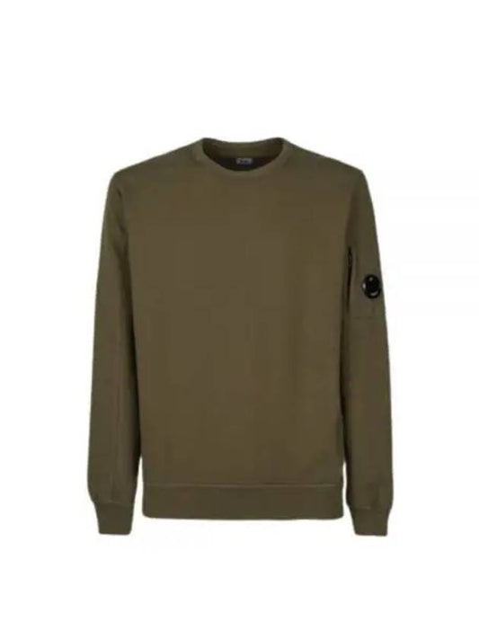 Light Fleece Sweatshirt Green - CP COMPANY - BALAAN 2